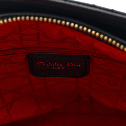 Lambskin Cannage Medium Lady Dior Black