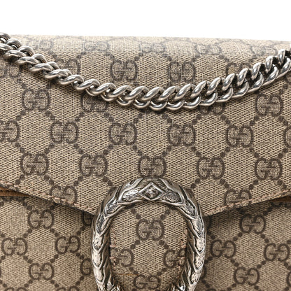 GG Supreme Monogram Small Dionysus Shoulder Bag Taupe