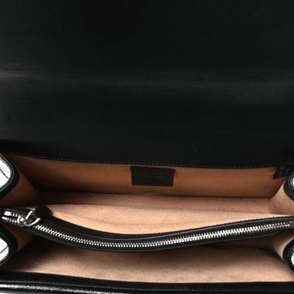 Velvet GG Monogram Small Dionysus Shoulder Bag Black