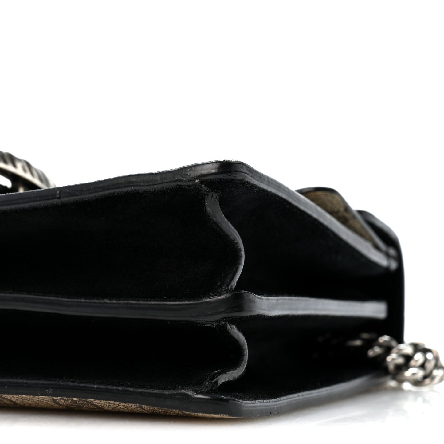 GG Supreme Monogram Small Dionysus Shoulder Bag Black