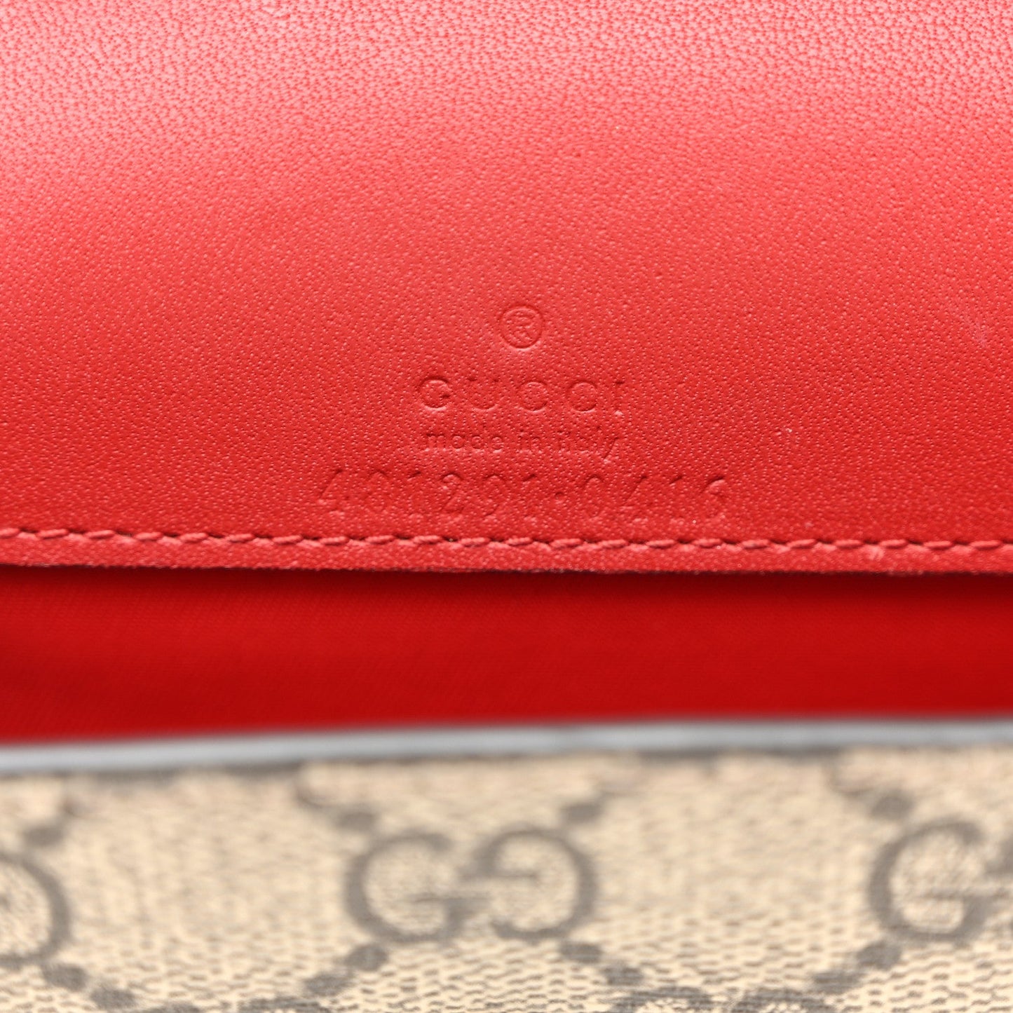 GG Supreme Monogram Mini Cherry Chain Bag