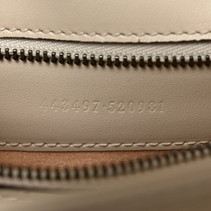 Calfskin Matelasse Small GG Marmont Shoulder Bag White
