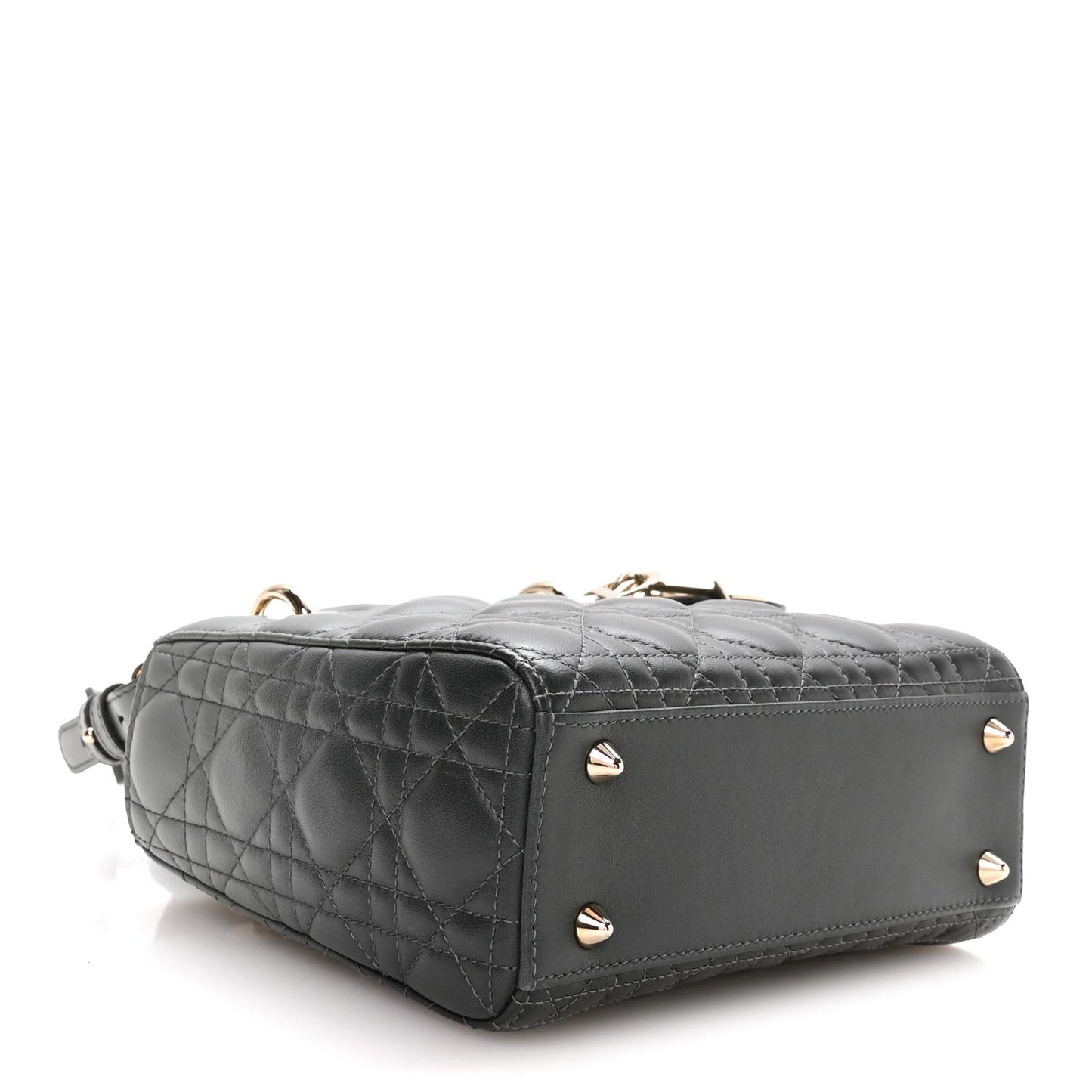 Lambskin Cannage Gradient Small My ABCDior Lady Dior Grey