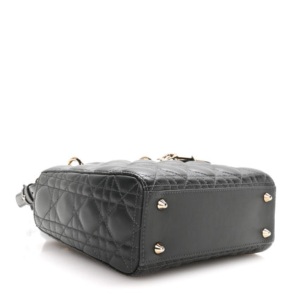 Lambskin Cannage Gradient Small My ABCDior Lady Dior Grey