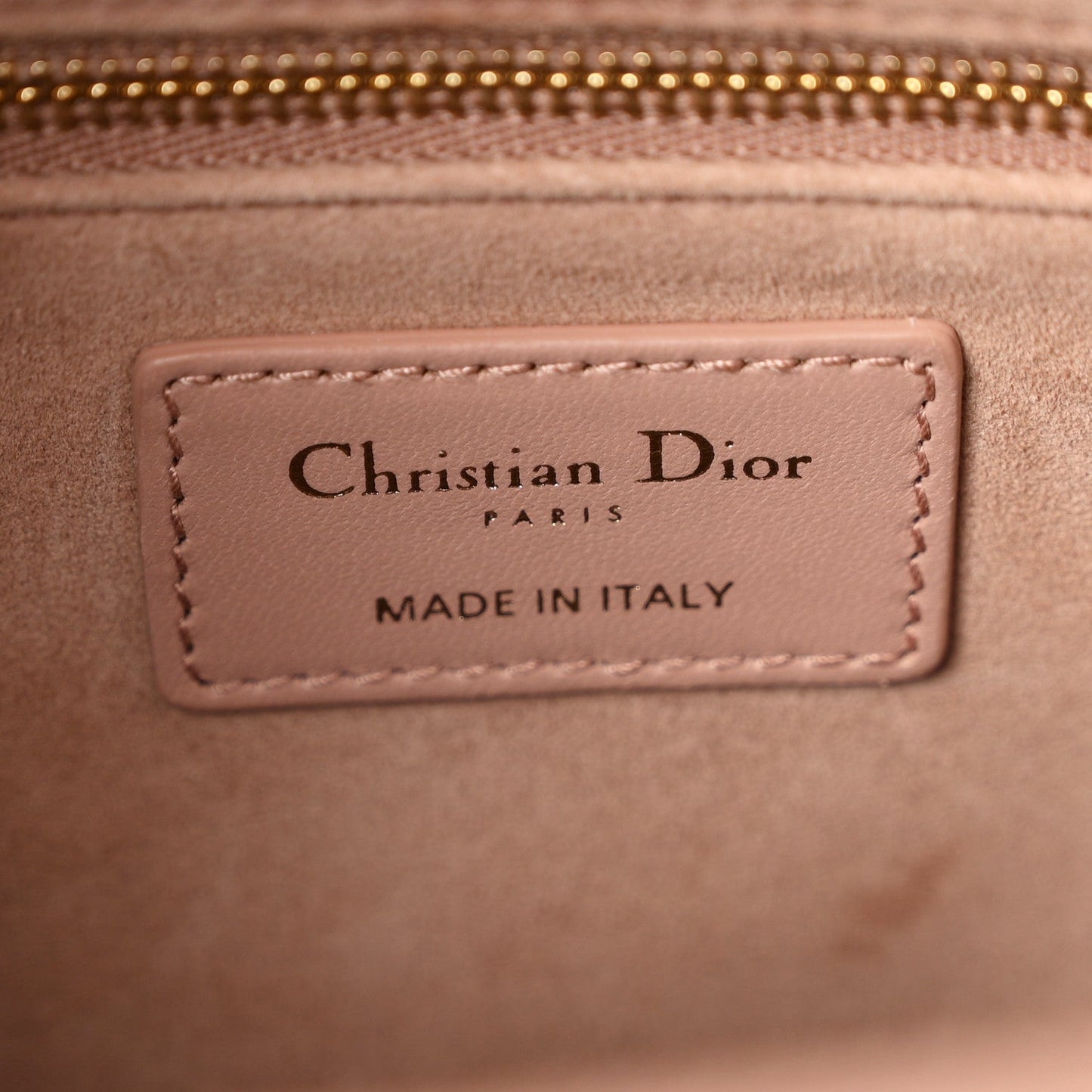 Lambskin Cannage Large Lady Dior Fard