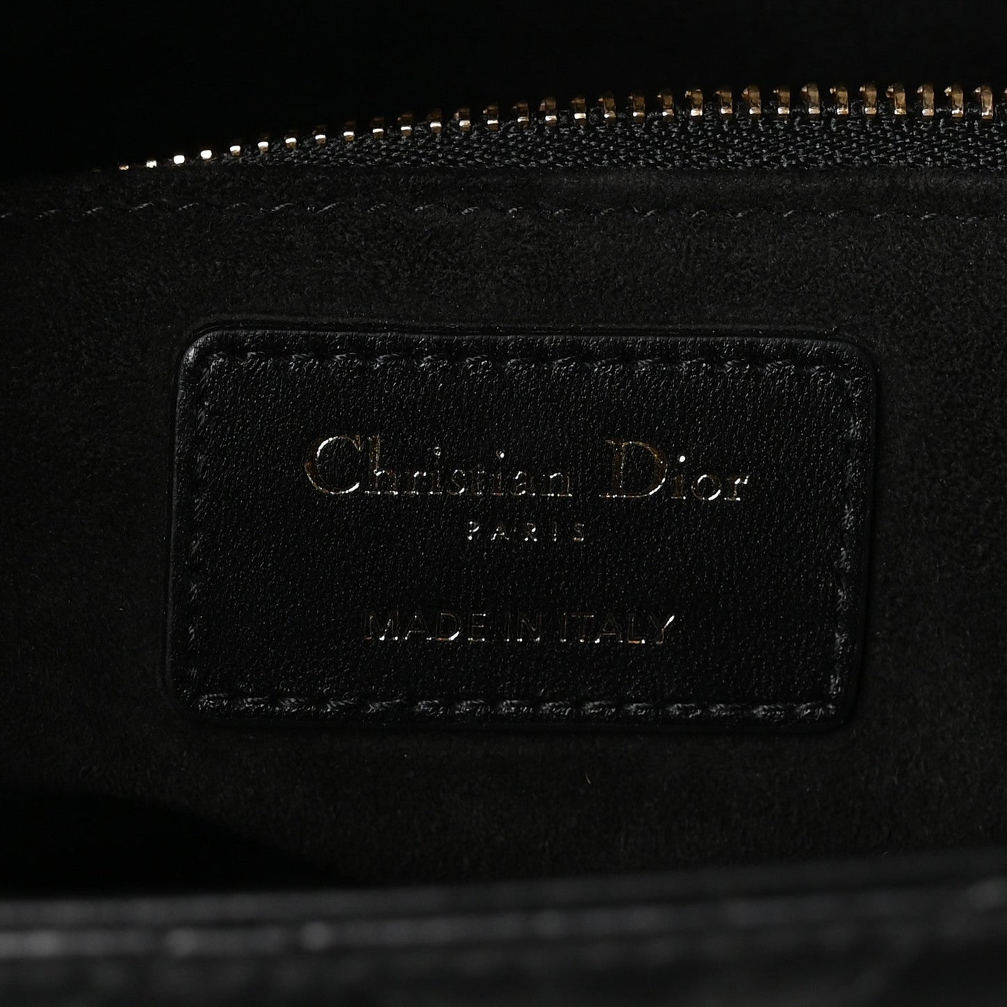 Lambskin Cannage Large Lady Dior Black