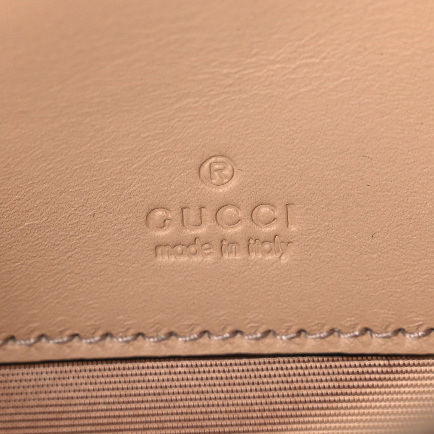 GG Supreme Monogram Calfskin Horsebit Print Mini Padlock Top Handle Shoulder Bag Beige Ebony Light Pink