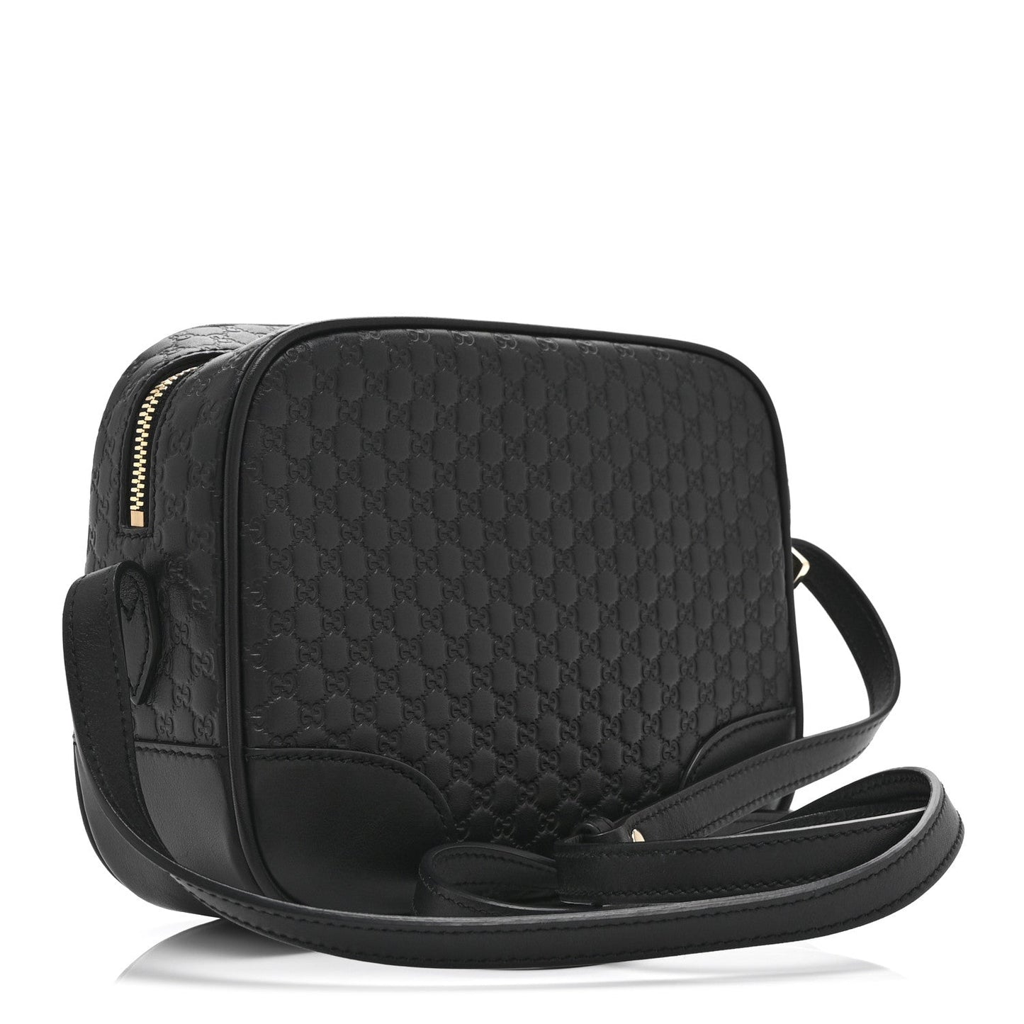 Microguccissima Mini Bree Messenger Bag Black