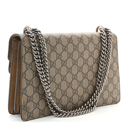 GG Supreme Monogram Small Dionysus Shoulder Bag Taupe