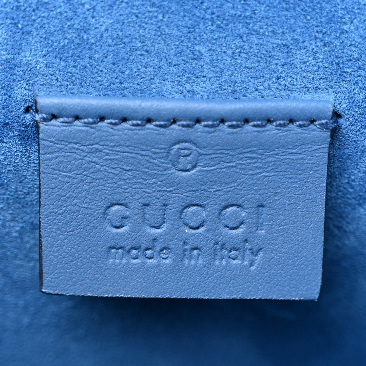 GG Supreme Monogram Embroidered Medium Dionysus Shoulder Bag Blue