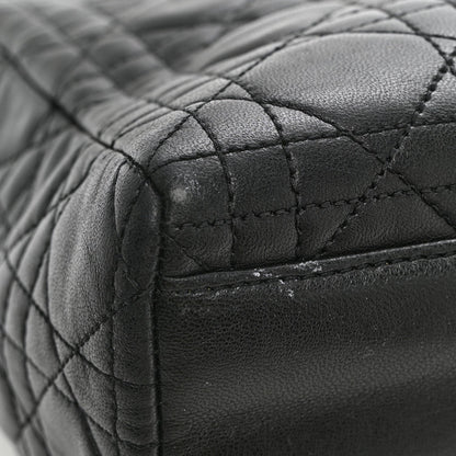 Lambskin Cannage Medium Lady Dior Black