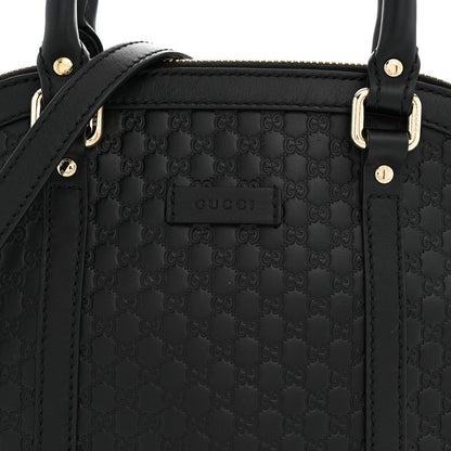 Microguccissima Mini Dome Bag Black