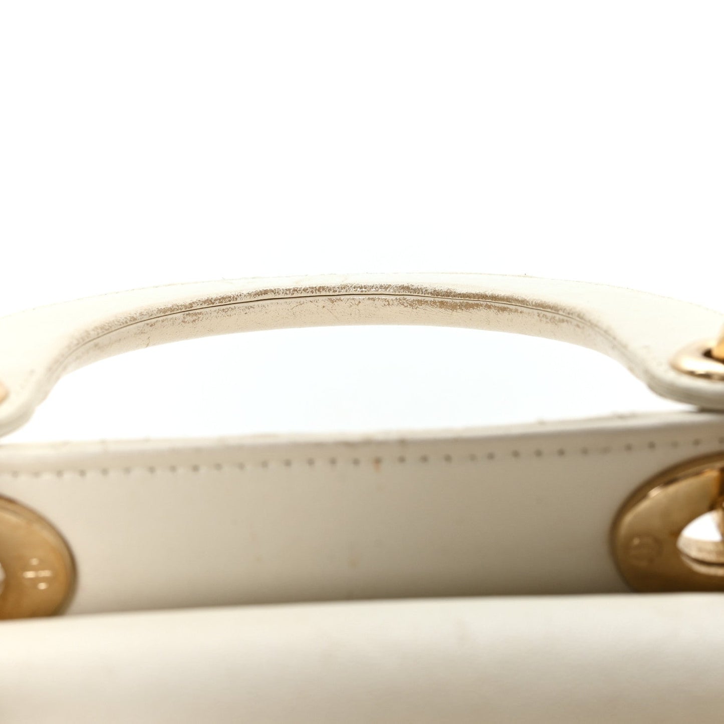 Lambskin Cannage Small My ABCDior Lady Dior White