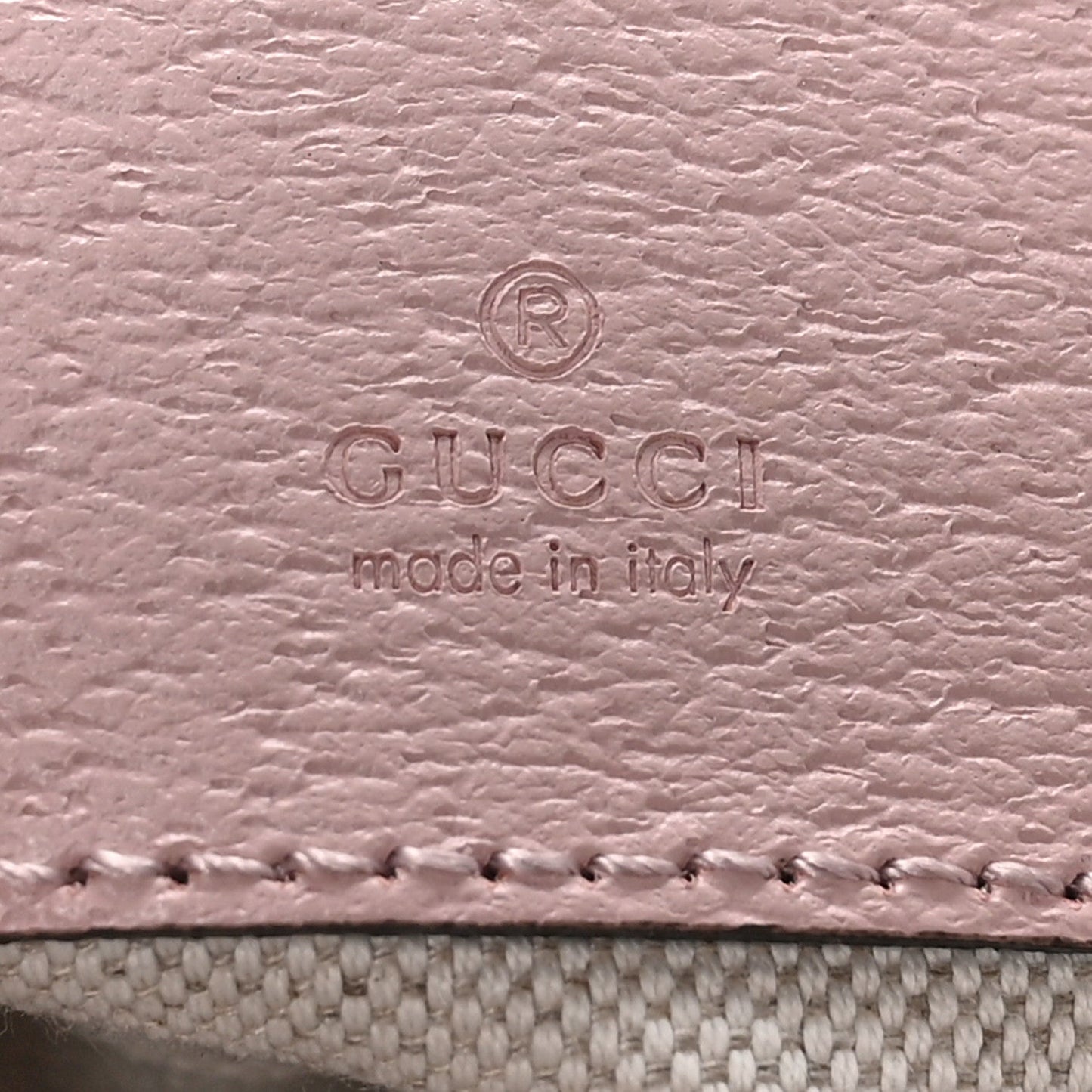 Monogram Jumbo GG Textured Dollar Calfskin Mini Ophidia Half Moon Hobo Beige Perfect Pink