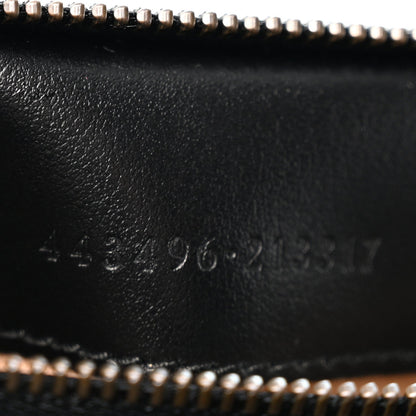 Calfskin Matelasse Medium GG Marmont Shoulder Bag Black