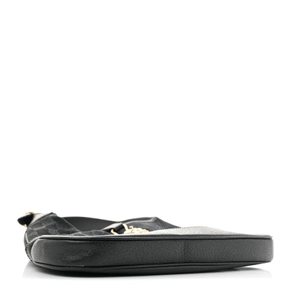 Monogram Small Jackie O Hobo Black