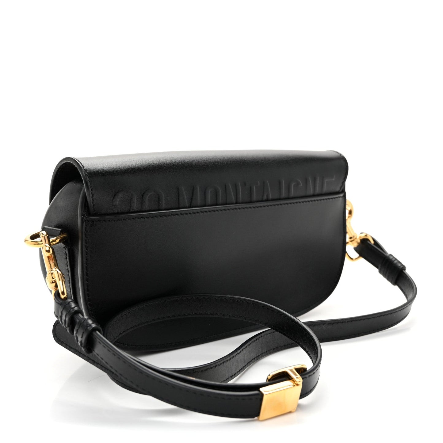 Box Calfskin East West Bobby Bag Black