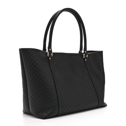 Microguccissima Medium Joy Tote Black