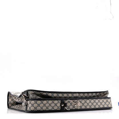 GG Supreme Monogram Web Savoy Garment Bag Beige Blue