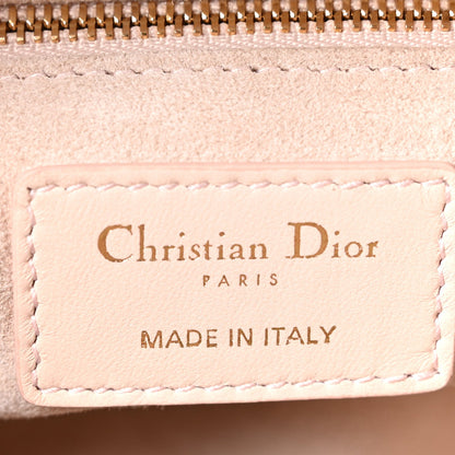 Lambskin Cannage Medium Lady Dior Light Pink