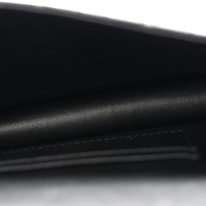 Supple Calfskin Caro Pouch with Chain Black