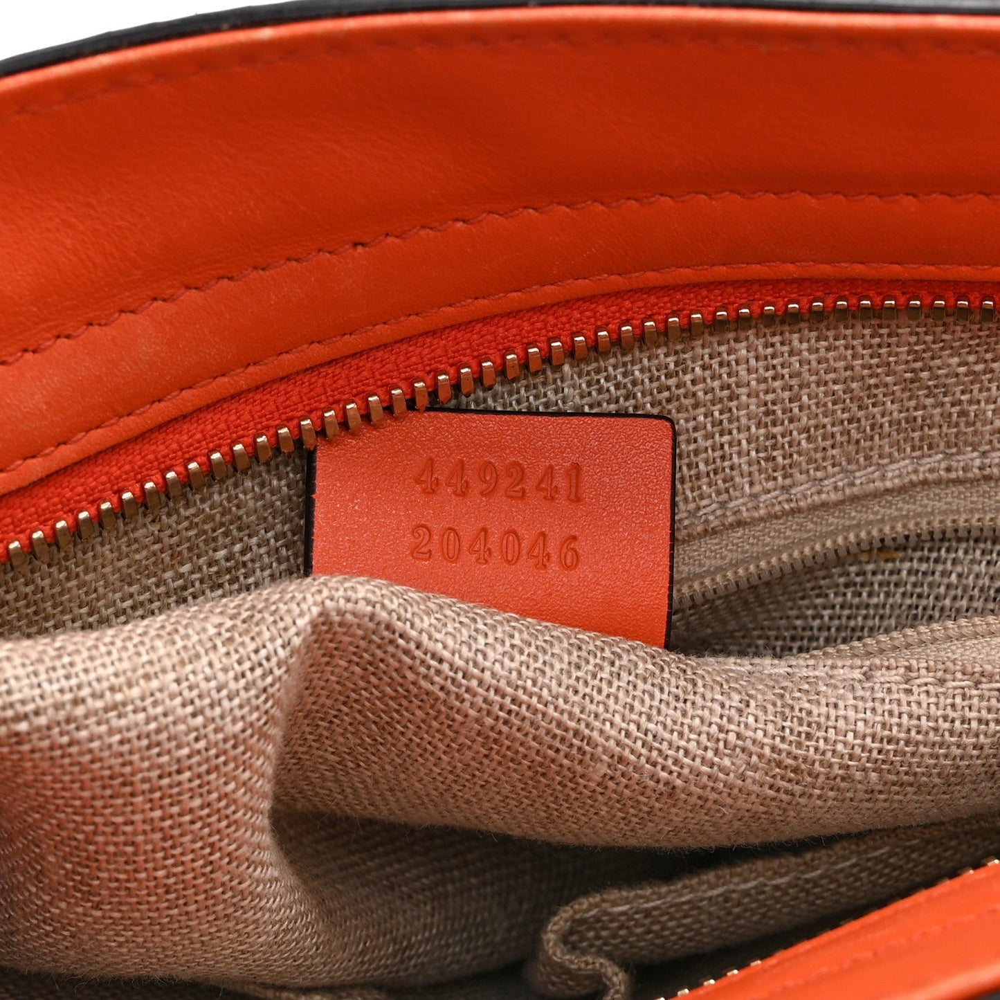 Microguccissima Small Bree Tote Sun Orange