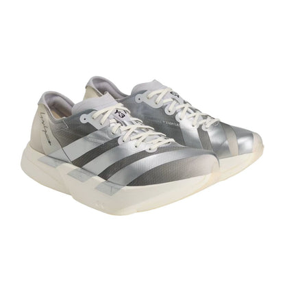 Y-3 Adios Pro 4 Men’s :Chalk White | Silver Metallic