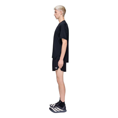 Y-3 Running Short Sleeve Tee Men’s :Black