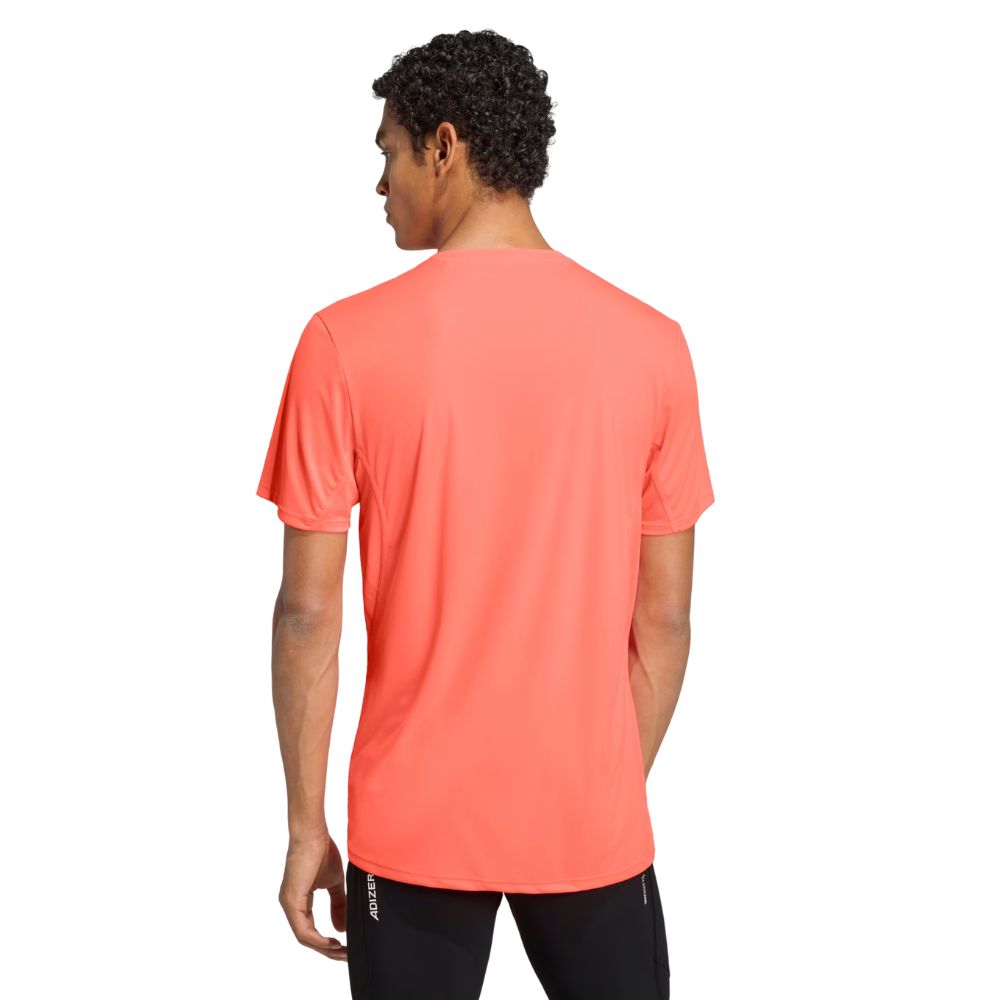 Adizero Essentials Running Tee Men’s :Solar Turbo