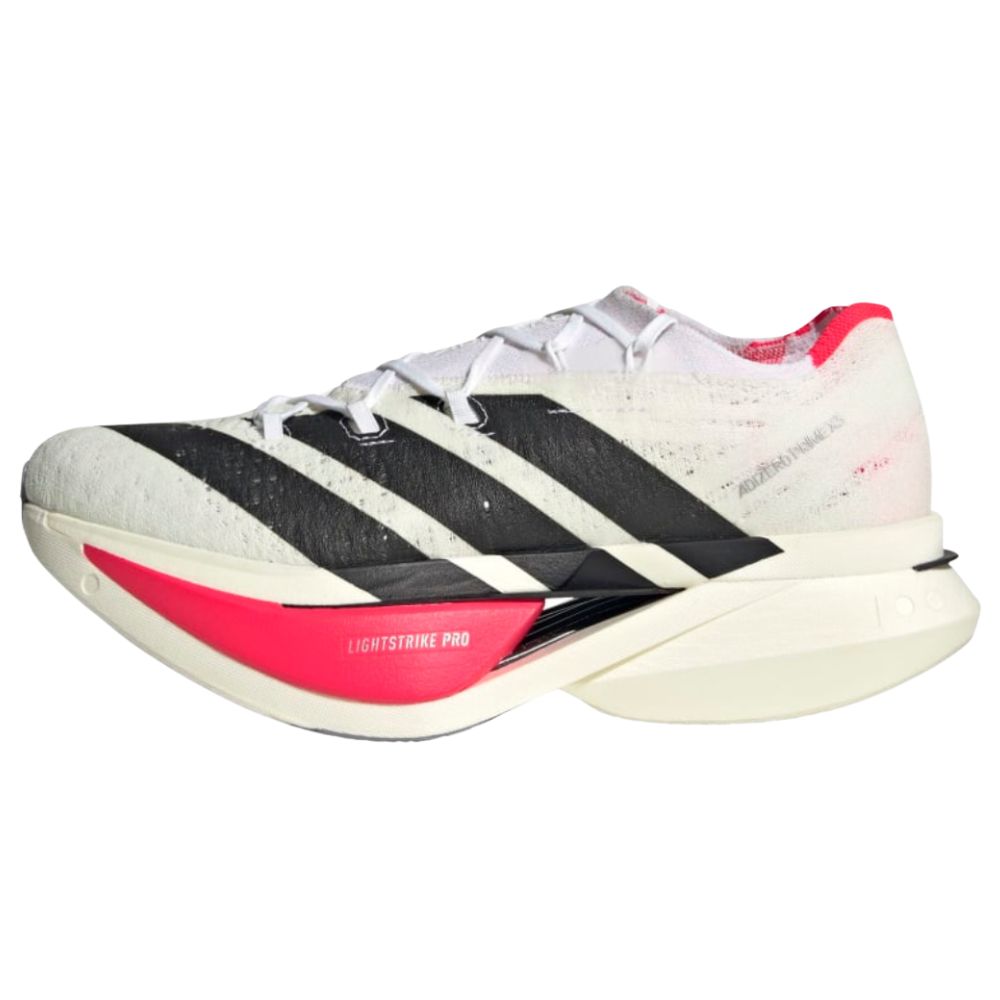 Adizero Prime X3 Strung :Cloud White | Lucid Red