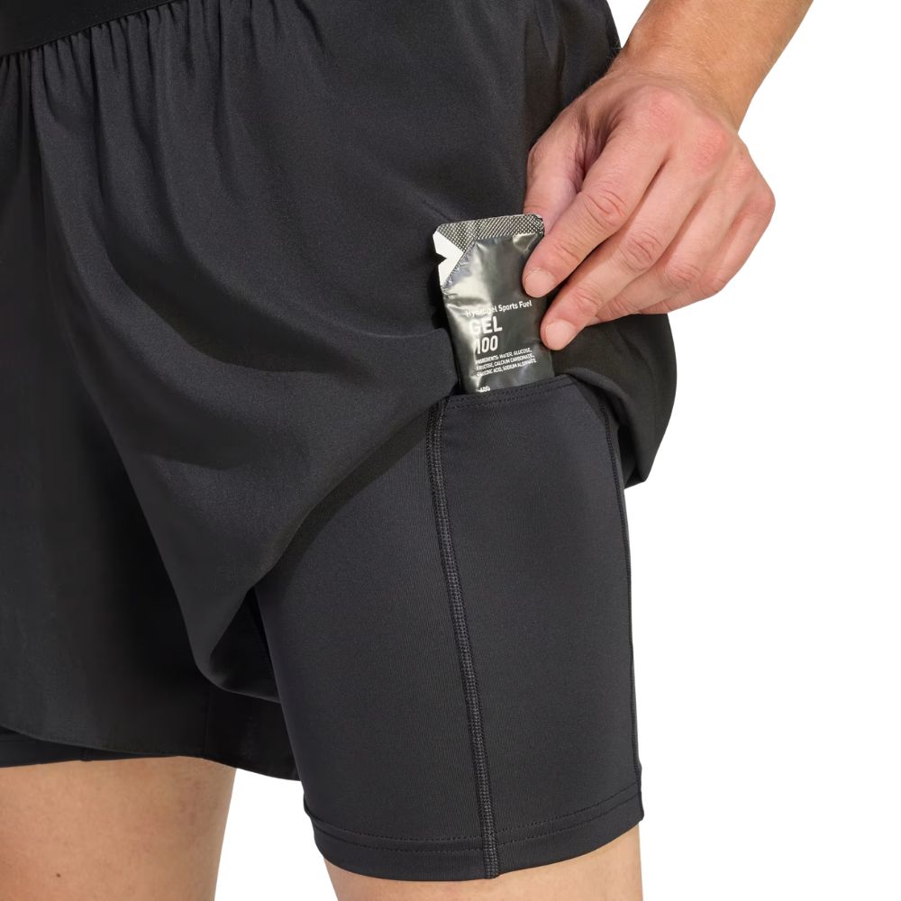 Adi365 Running Essentials 2in1 Shorts Men’s :Black