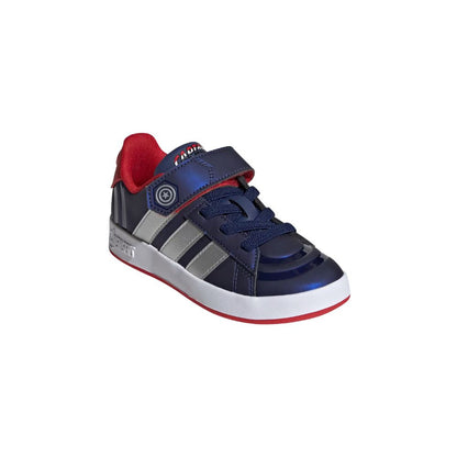 Marvel Avengers Grand Court Shoes Younger Kids and Toddlers :Dark Blue | Matte Silver