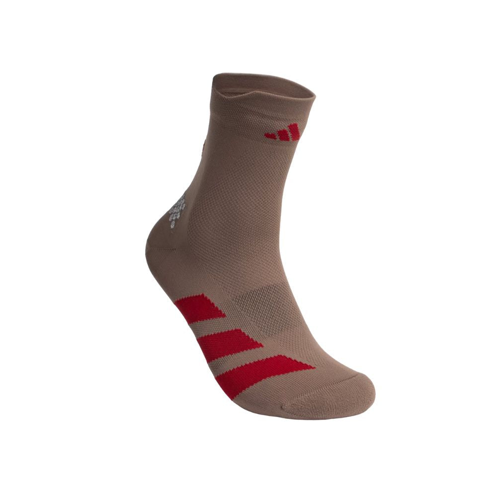 Singapore Marathon Running Socks Unisex :Trace Brown