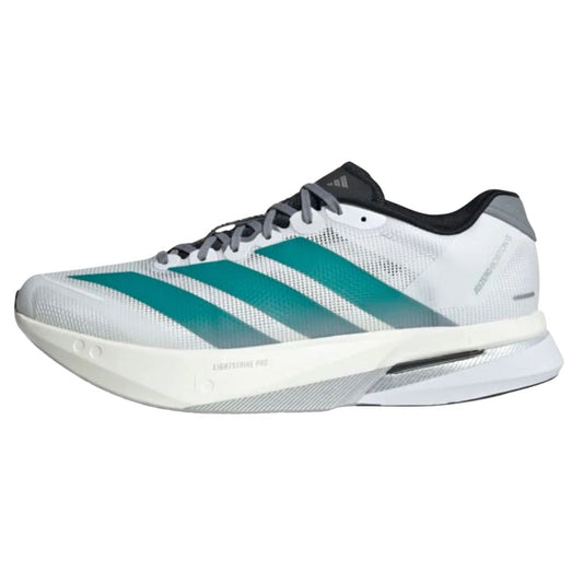 Adizero Boston 13 Men's :Cloud White | Pure Teal