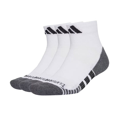 Adidas Performance Climacool Cushioned Quarter Socks 3-Pack :White | Black