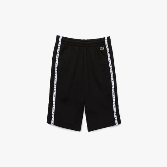 Lacoste LETTERED BANDS FLEECE BERMUDA Short Men’s - BLACK