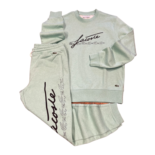 LACOSTE CREW NECK SWEATSUIT Men’s - GREEN -HCV