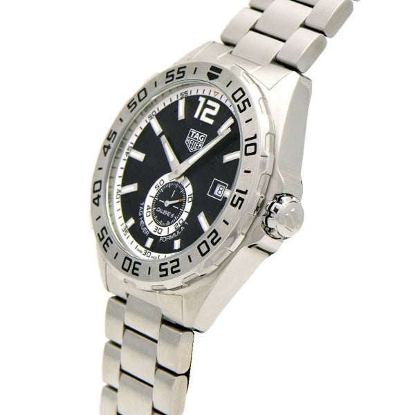Tag Heuer Formula 1 Automatic Black Dial Silver Steel Strap Watch for Men - WAZ2012.BA0842
