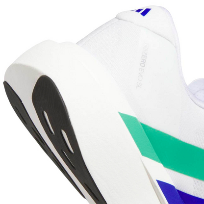 Humanrace Adizero EVO SL by Pharrell Williams :Cloud White | Semi Court Green
