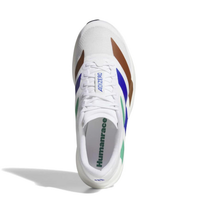 Humanrace Adizero EVO SL by Pharrell Williams :Cloud White | Semi Court Green
