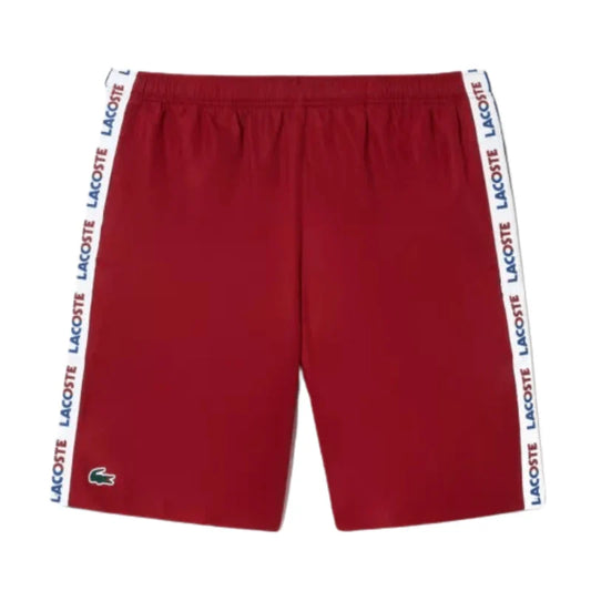 Lacoste LOGO STRIPE TENNIS Short Men’s -BORDEAUX-NAVY BLUE
