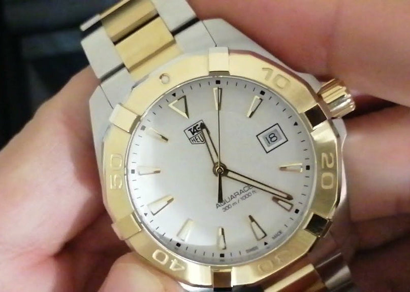 Tag Heuer Aquaracer White Dial Watch for Men - WAY1120.BB0930