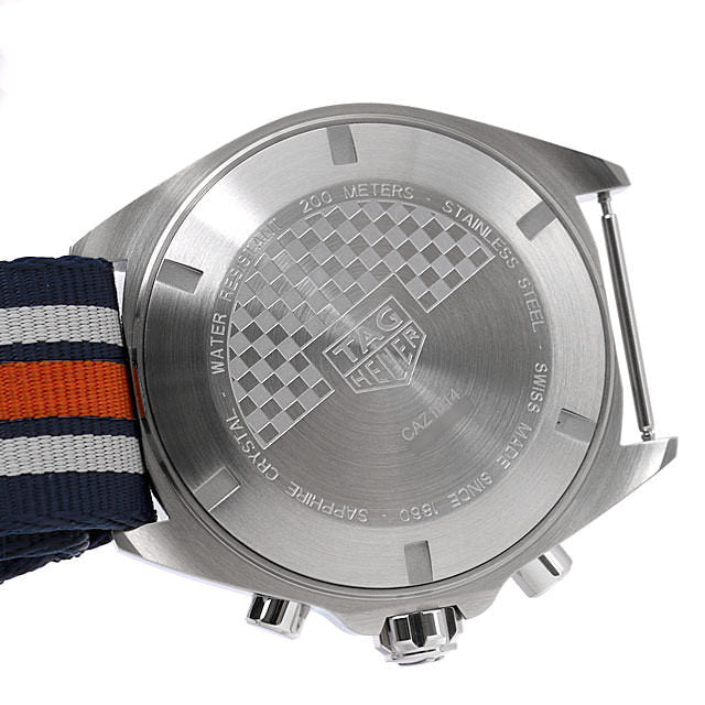 Tag Heuer Formula 1 Chronograph 43mm Blue Dial NATO Strap Watch for Men - CAZ1014.FC8196