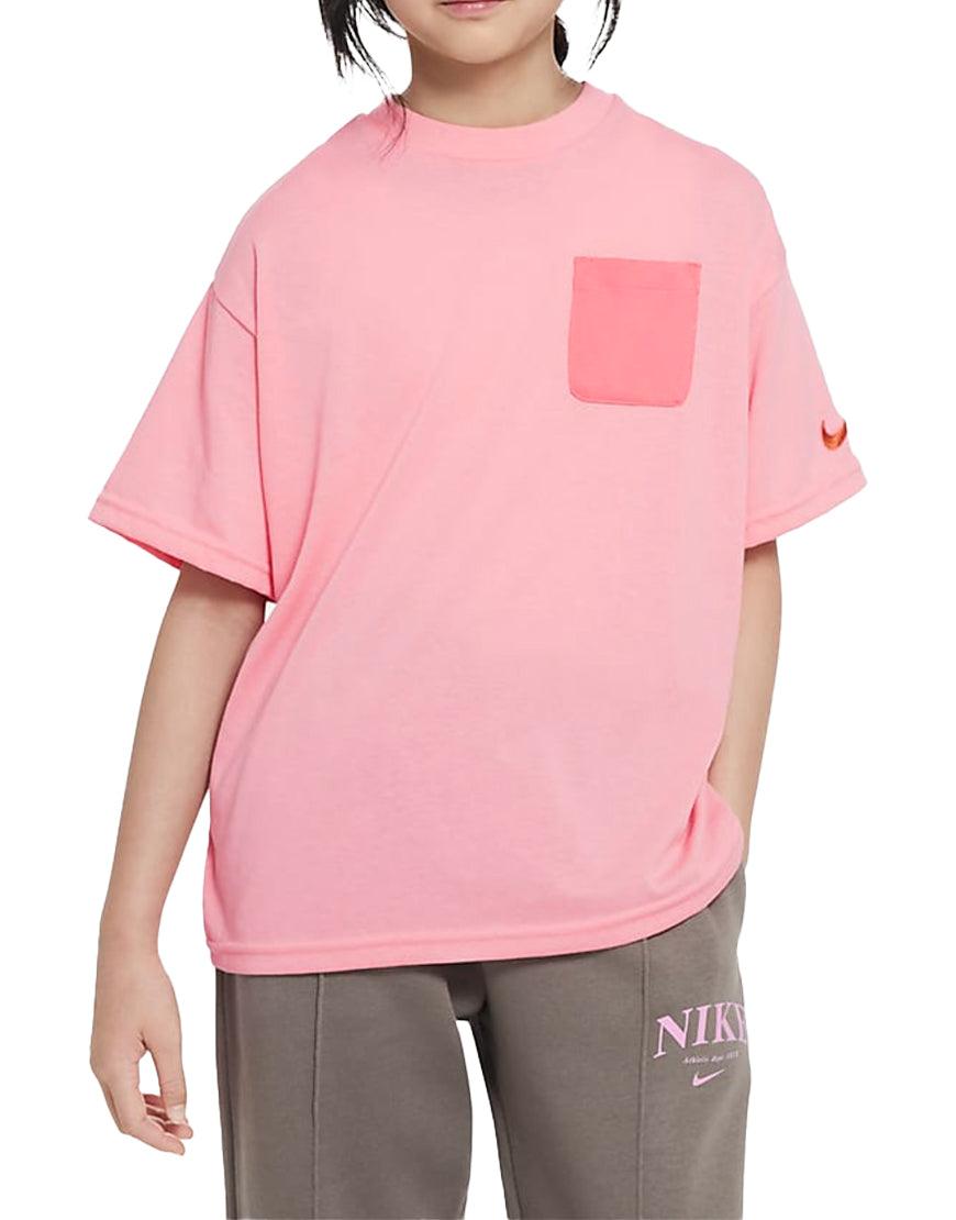 Kids' Outdoor Play Tee :Coral Chalk
