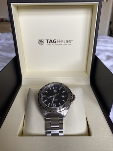 Tag Heuer Formula 1 Automatic Black Dial Silver Steel Strap Watch for Men - WAZ2113.BA0875