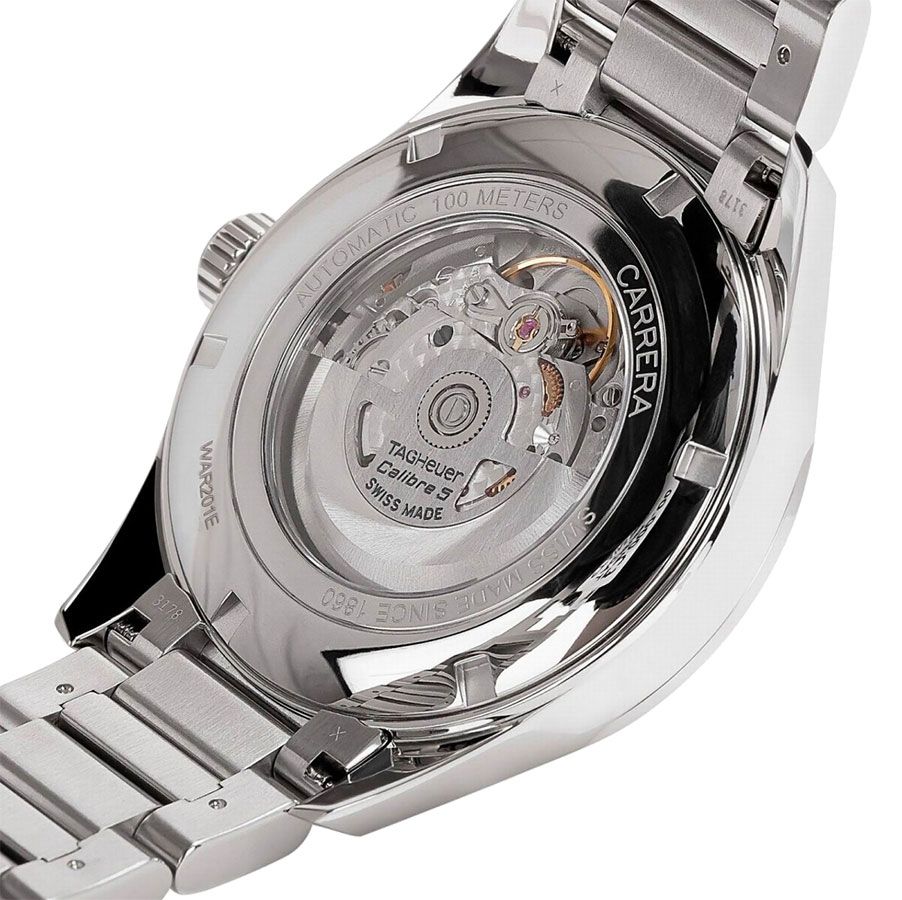 Tag Heuer Carrera Automatic Blue Dial Silver Steel Strap Watch for Men - WAR201E.BA0723