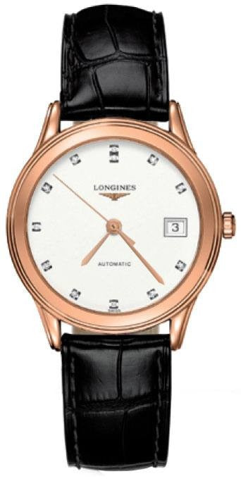 Longines Flagship Automatic White Dial Men's Watch L4.774.8.27.2