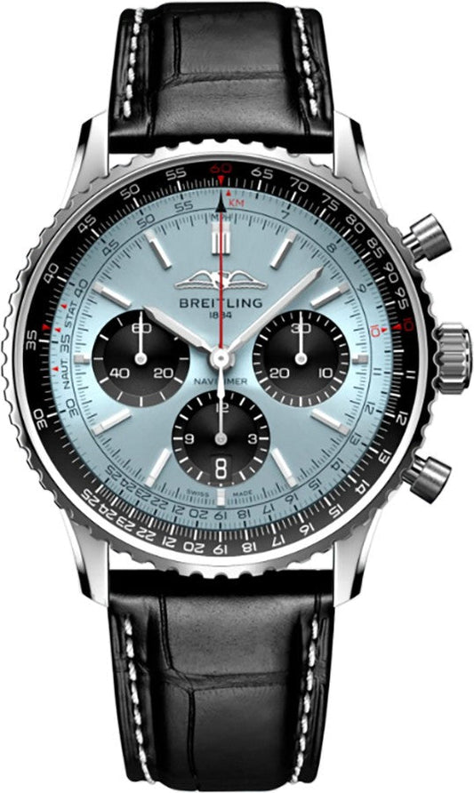 Breitling Navitimer B01 Chronograph 43 Blue Dial Men's Watch AB0138241C1P1