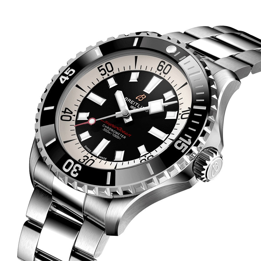 Breitling Superocean Automatic 46 Stainless Steel Men's Watch A17378211B1A1