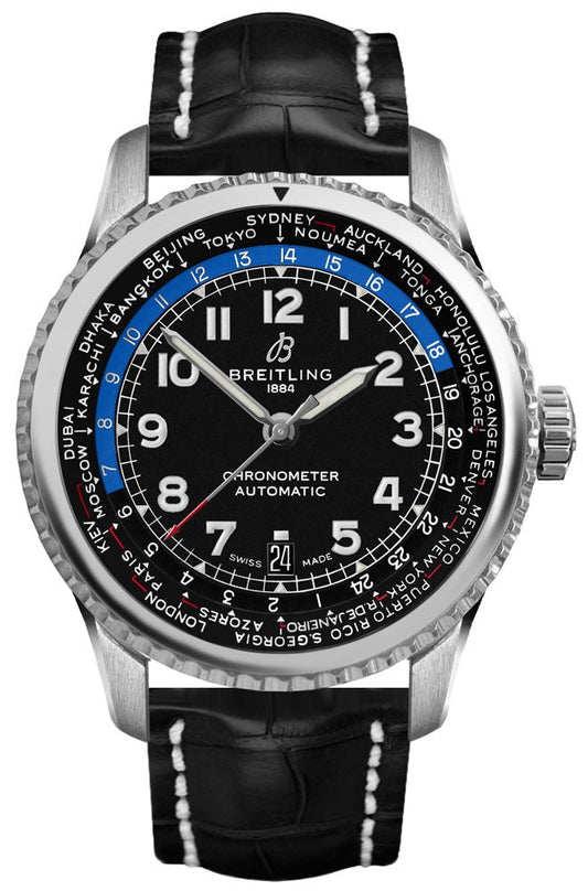 Breitling Navitimer Aviator 8 B35 Automatic Unitime 43 Men's Watch AB3521U41B1P1